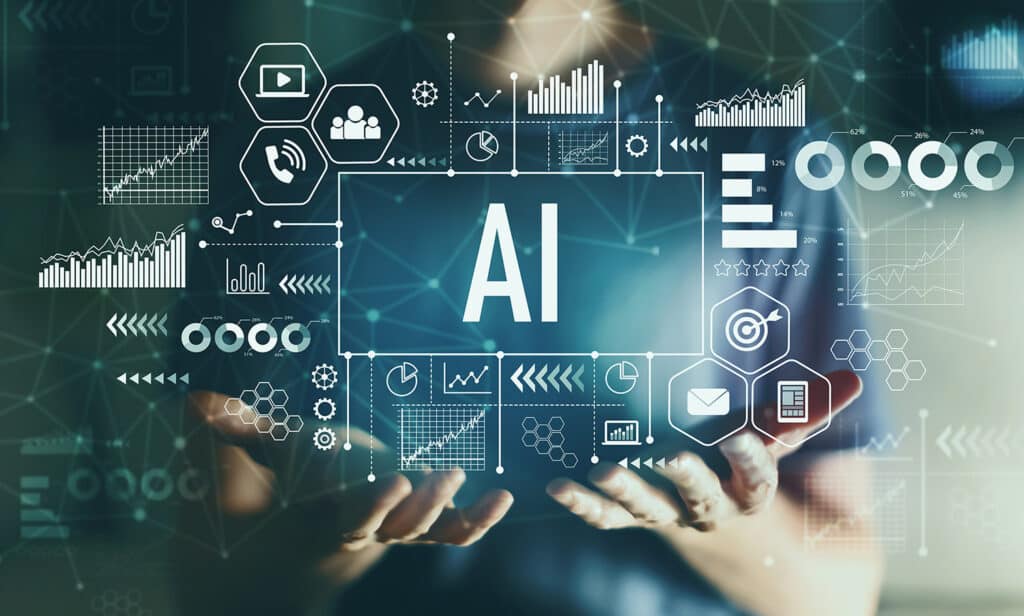 Artificial Intelligence graphical depiction